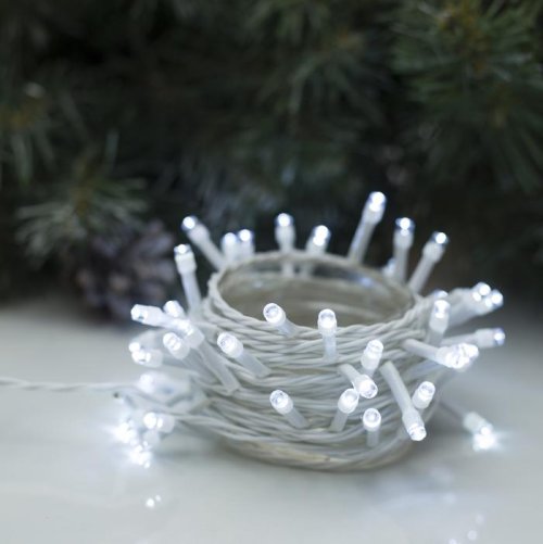 НИТЬ, 5 м, Н.Б. LED-50-220V, 8 режимов, БЕЛЫЙ    3556772С