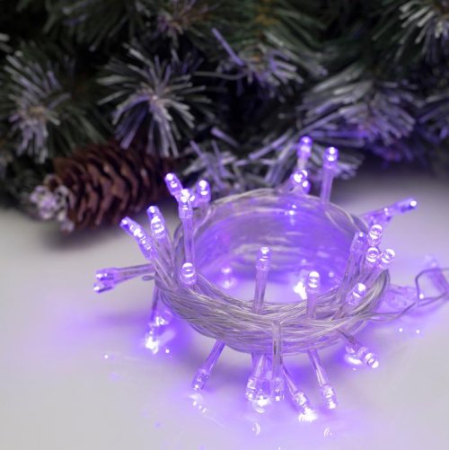 НИТЬ, 5 м, Н.С. LED-50-220V, 8 режимов, ФИОЛЕТ    3556759С