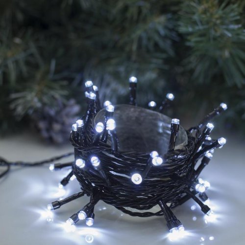 НИТЬ, 5 м, Н.Т. LED-50-220V, 8 режимов, БЕЛЫЙ    3556764С