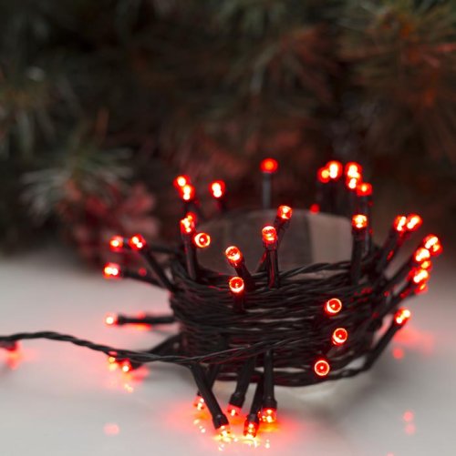 НИТЬ, 5 м, Н.Т. LED-50-220V, 8 режимов, КРАСНЫЙ    3556770С