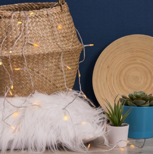 НИТЬ, 5 м. “Игла”, Н.С. LED-50-220V, 8 режимов, ЖЕЛТЫЙ        1080515С