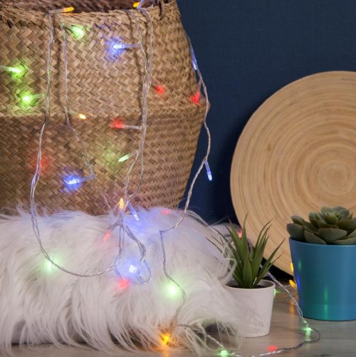 НИТЬ, 5 м. “Игла”, Н.С. LED-50-220V, 8 режимов, МУЛЬТИ        1080510С