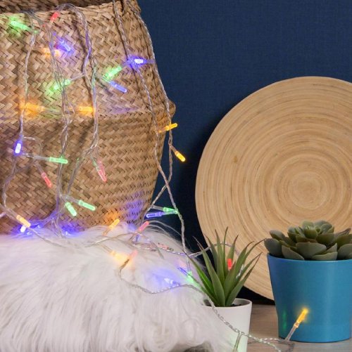 НИТЬ, 5 м. “Хрусталик”, Н.С. LED-50-220V, контроллер 8 р, МУЛЬТИ  3590716С