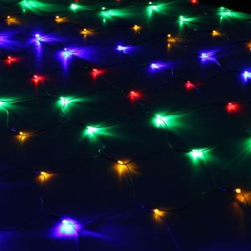 СЕТЬ, на елку с кольцом, диаметр 1,8 м, Н.Т. LED-224-220V, 8 режимов, МУЛЬТИ     1585761С