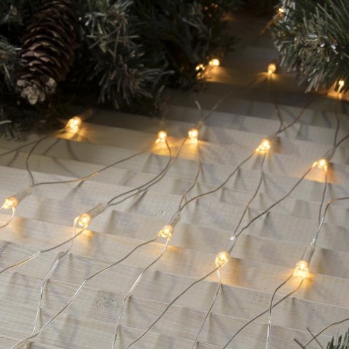 СЕТЬ, Ш:1,6 м, В:1,6 м, Н.С. LED-144-220V, 8 режимов, ЖЕЛТЫЙ     1585750С