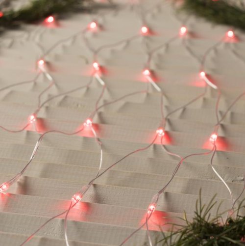 СЕТЬ, Ш:1,6 м, В:1,6 м, Н.С. LED-144-220V, 8 режимов, КРАСНЫЙ    1585748С