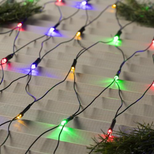 СЕТЬ, Ш:1,6 м, В:1,6 м, Н.Т. LED-144-220V, 8 режимов, МУЛЬТИ     1585741С