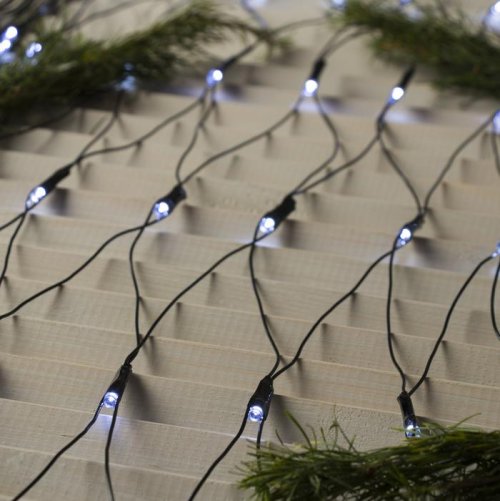 СЕТЬ, Ш:2 м, В:2 м, Н.Т. LED-224-220V, 8 режимов, БЕЛЫЙ     1585753С