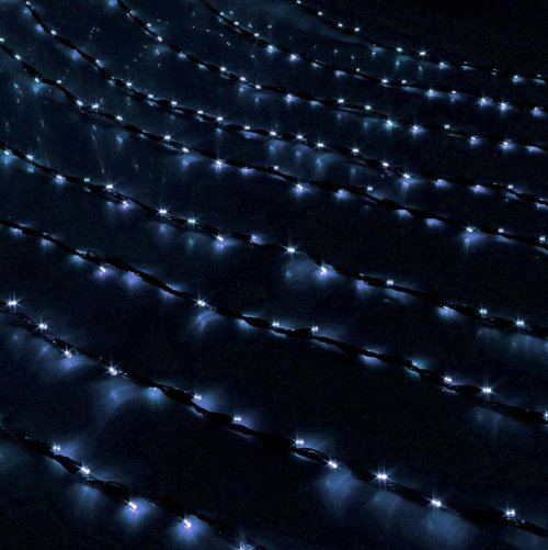 Гирлянда "Дождь" улич. Ш:2 м, В:9 м, Н.Т. LED-2000-220V, контр. 8 р, БЕЛЫЙ     1080193С