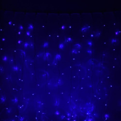 Гирлянда "Занавес" улич. УМС, Ш:2м, В:9м, Н.Б. 2W LED-1800/450-220V, БЕЗ контр. мерц СИН  1080308С