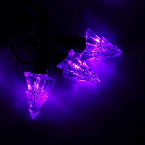 Гирлянда "Метраж" улич. с насад. "Елка маленькая" 5 м, Н.Т. LED-40-220V, контр. 8 р, ФИОЛ  1080095С