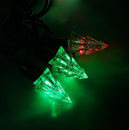 Гирлянда "Метраж" улич. с насад. "Елка маленькая" 5 м, Н.Т. LED-40-220V, моргает. МУЛЬТИ  1080089С