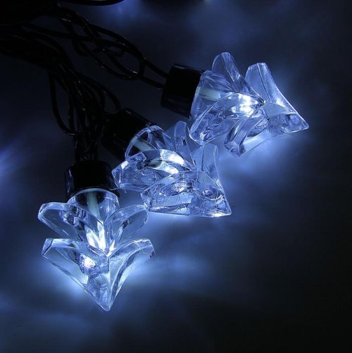 Гирлянда "Метраж" улич. с насад. "Ель большая" 5 м, Н.Т. LED-30-220V, контр. 8 р, БЕЛЫЙ  1080126С