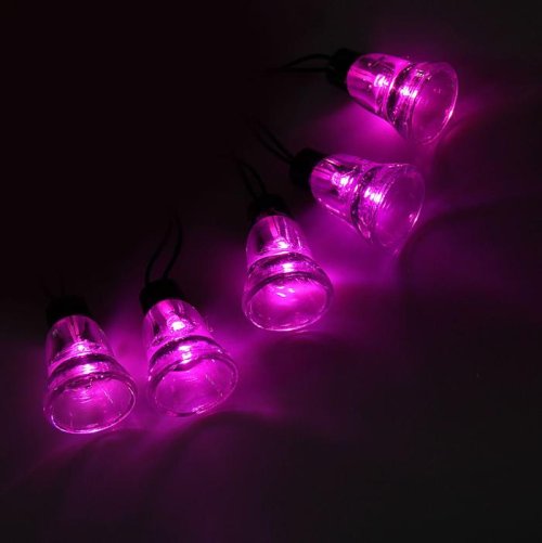 Гирлянда "Метраж" улич. с насад. "Колокол" 5 м, Н.Т. LED-30-220V, контр. 8 р, РОЗОВЫЙ  1080123С