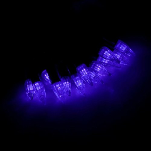 Гирлянда "Метраж" улич. с насад. "Свечки" 5 м, Н.Т. LED-40-220V, фиксинг, СИНИЙ  185550С