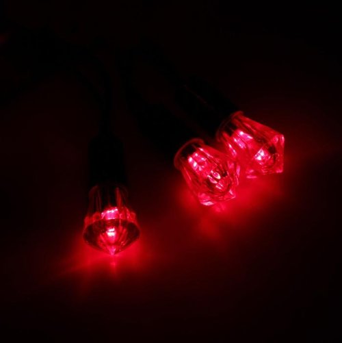 Гирлянда "Метраж" улич. с насад. "Хрусталь" 5 м, Н.Т. LED-40-220V, фиксинг, КРАСНЫЙ  1080065С