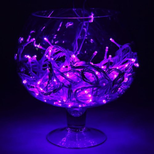 Гирлянда "Метраж" улич. УМС, Д: 10 м, Н.Б. 3W LED-100-220V, БЕЗ контр. ФИОЛЕТ  1080037С