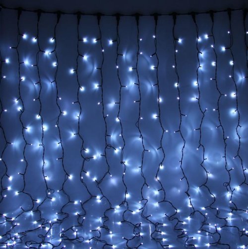 ЗАНАВЕС уличная, УМС, Ш:2 м, В:9 м, Н.Т. 3W LED-1800-220V, БЕЛЫЙ     1080310С