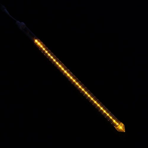 Светодиодная сосулька улич. УМС "Тающая" 0,5 м, d=3см. 2W LED-30-220V ЖЕЛТЫЙ  1080723С