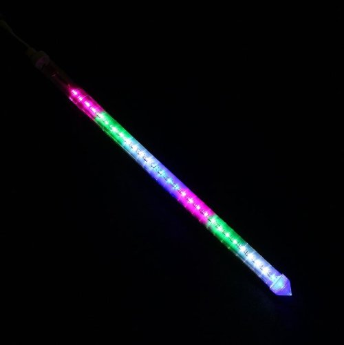 Светодиодная сосулька улич. УМС "Тающая" 0,5 м, d=3см. 2W LED-30-220V МУЛЬТИ  1080718С