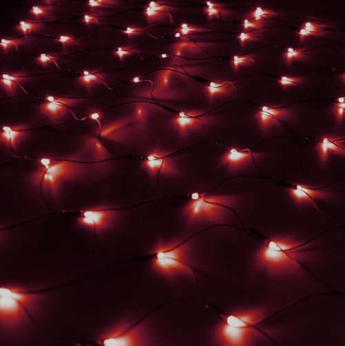 Гирлянда "Сетка" Ш:1 м, В:0,9 м, Н.Т. LED-120-220V, контр. 8 р, КРАСНЫЙ  187214С