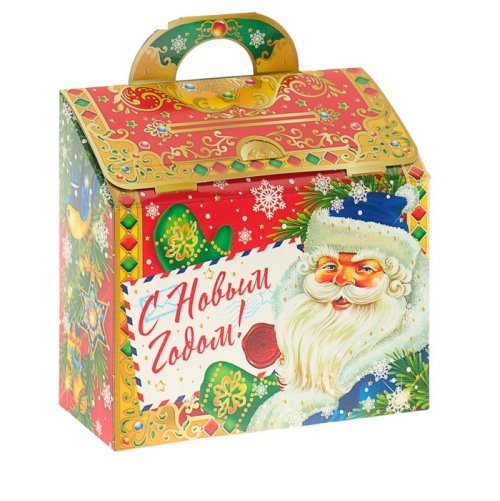 Сладкий Новогодний подарок "Посылка Деда Мороза", 400 г 4044129С