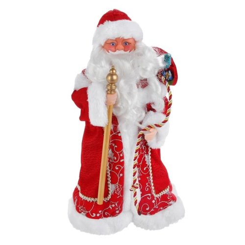 Дед Мороз, в красной шубе 35см 2359014С
