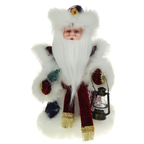 Дед Мороз "Шик", в синей шубе 30см 1390665С