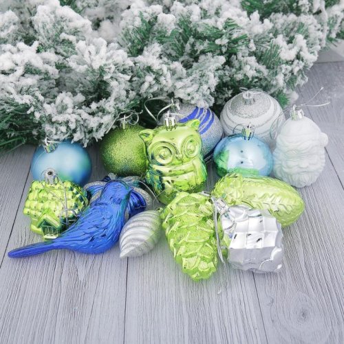 Набор украшений пластик Ассорти 80 шт            2356988