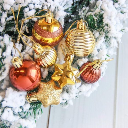 Набор украшений пластик 18,5*12*4 см (набор 2шт) серпантин шоко        2122890