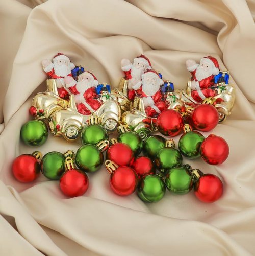 Набор украшений пластик 25 шт микс            3276673