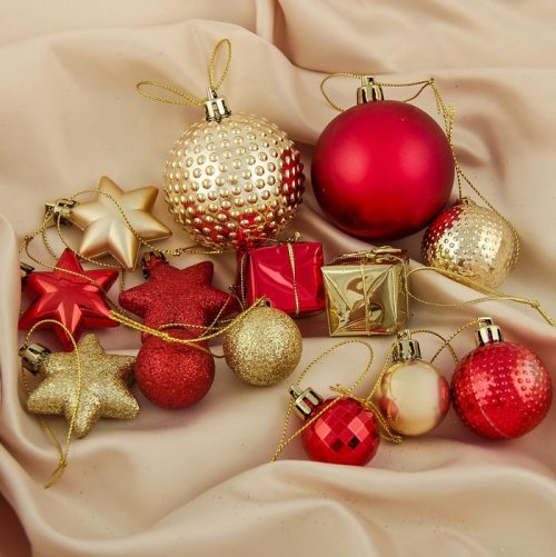 Набор украшений пластик 40 шт Органум микс           3259821