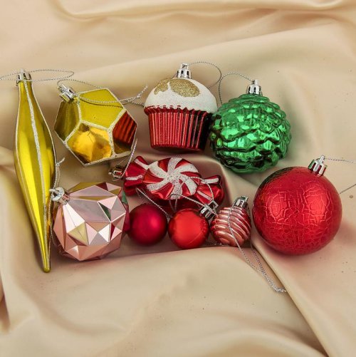 Набор украшений пластик 42 шт Гармония микс           3259815