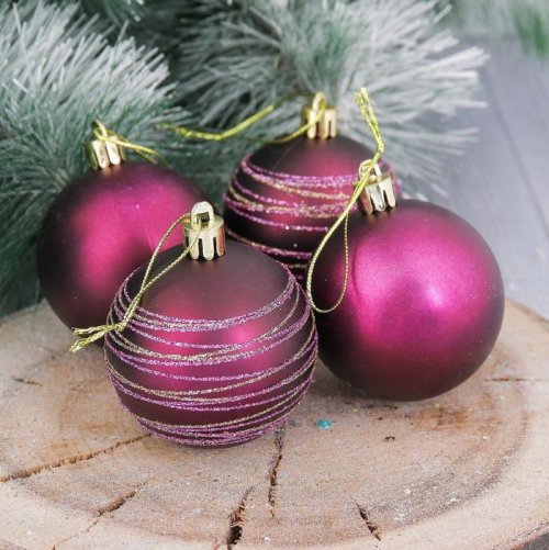 Набор шаров пластик Марсаль d-6 см 16 шт          2356903