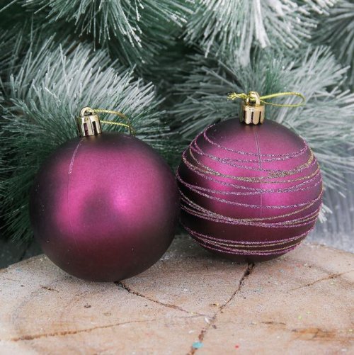 Набор шаров пластик Марсаль d-7 см 12 шт          2356904