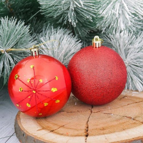 Набор шаров пластик Солнце d-8 см 8 шт          2356923