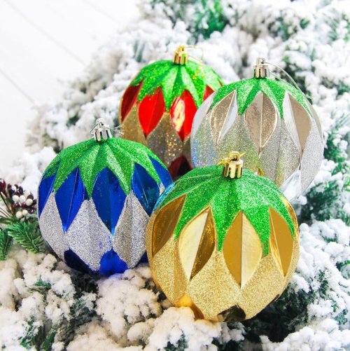 Набор шаров пластик d-10 см 4 шт Амадеус микс         2178221