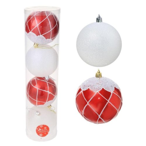 Новогодние шары Гранд (набор 4 шт.), сеточка           2131400