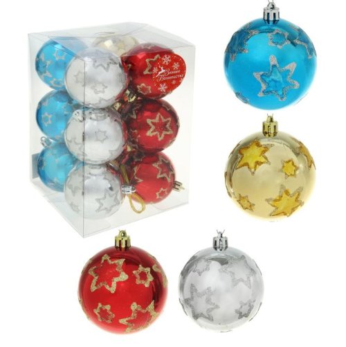 Новогодние шары Кометы (набор 12 шт.)            1346759