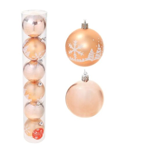 Новогодние шары Зимняя сказка (набор 6 шт.)            2131334