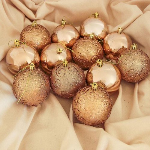 Набор шаров пластик d-8 см 12 шт Делия          3259784