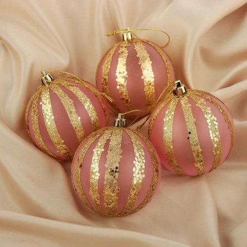 Набор шаров пластик d-8 см 4 шт Джаз полосы         3259837