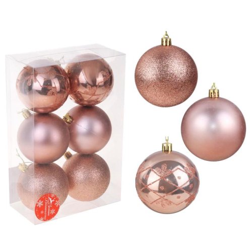 Новогодние шары Маджента (набор 6 шт.)            2131432