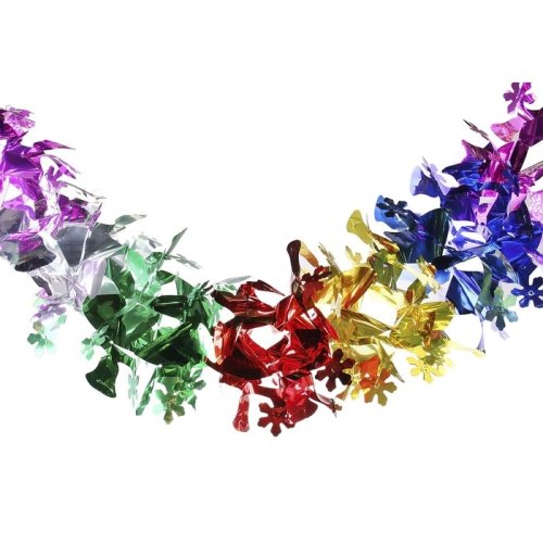 Гирлянда-растяжка "Колокольчики и снежинки" набор 2шт 702498с