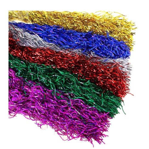 Дождик "Волна" (блеск, микс) набор 20шт 702536с