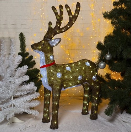 Фигура акрил. "Олень большой" 70х25х115 см 3613098с