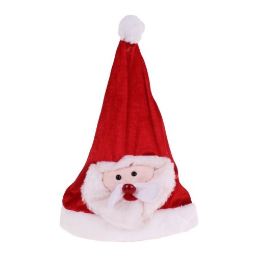 Карнавальный колпак музыкальный "Дед Мороз" 333852