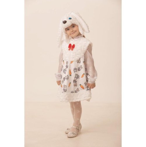 Карнавальный костюм "Зайка Сонька", маска, сарафан, р.28, рост 110 см  2221179