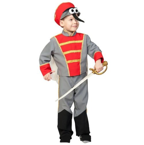 Карнавальный костюм "Комарик со шпагой", текстиль, р-р 30-32, рост 116-122 см 2747473