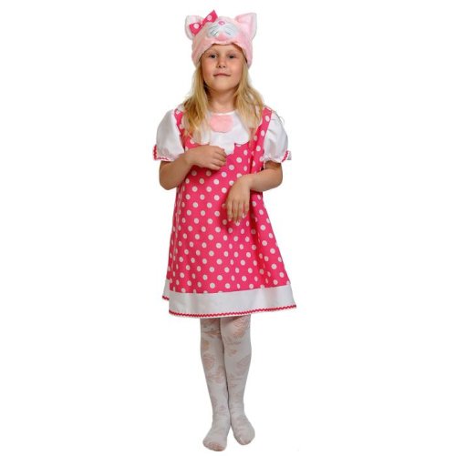 Карнавальный костюм "Кошечка Мурка", маска, сарафан, рост 98-128 см    3480870
